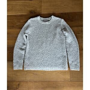 Women's SZ M Periwinkle Knit Sweater Crew Neck Academia Wool Blend Cozycore